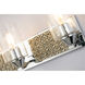 Arcadia 4 Light 31 inch PC Bath Light Wall Light in Polished Chrome